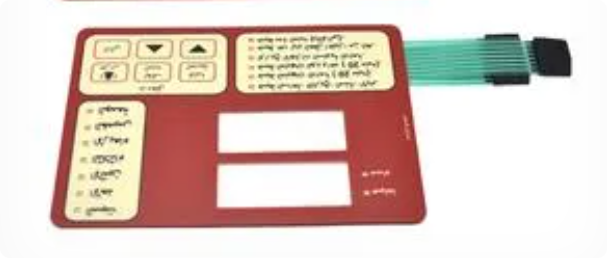 Interruptor de teclado de membrana com botão de pressão