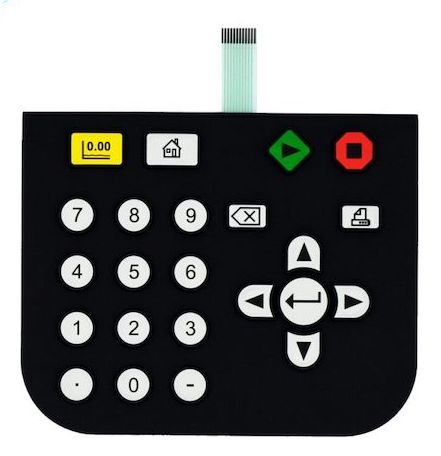 Brinquedos do painel único do teclado do silicone que fazem o interruptor de membrana do módulo da máquina