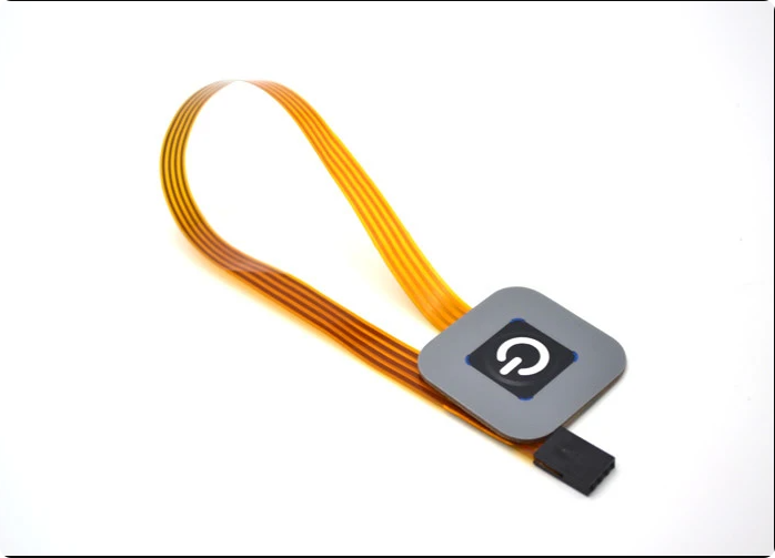 Interruptor de membrana fino de uma chave